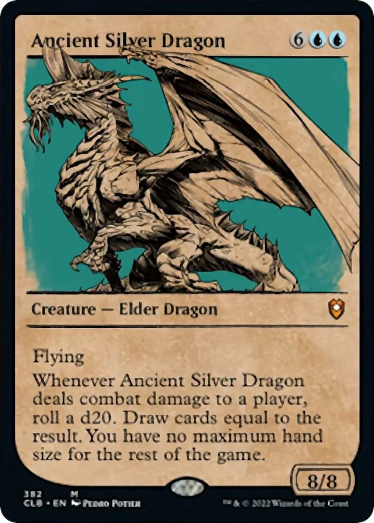 Ancient Silver Dragon (Showcase) [CLB - 382]