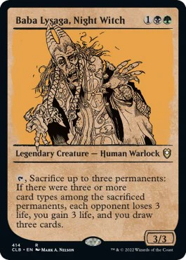 Baba Lysaga, Night Witch (Showcase) [CLB - 414]