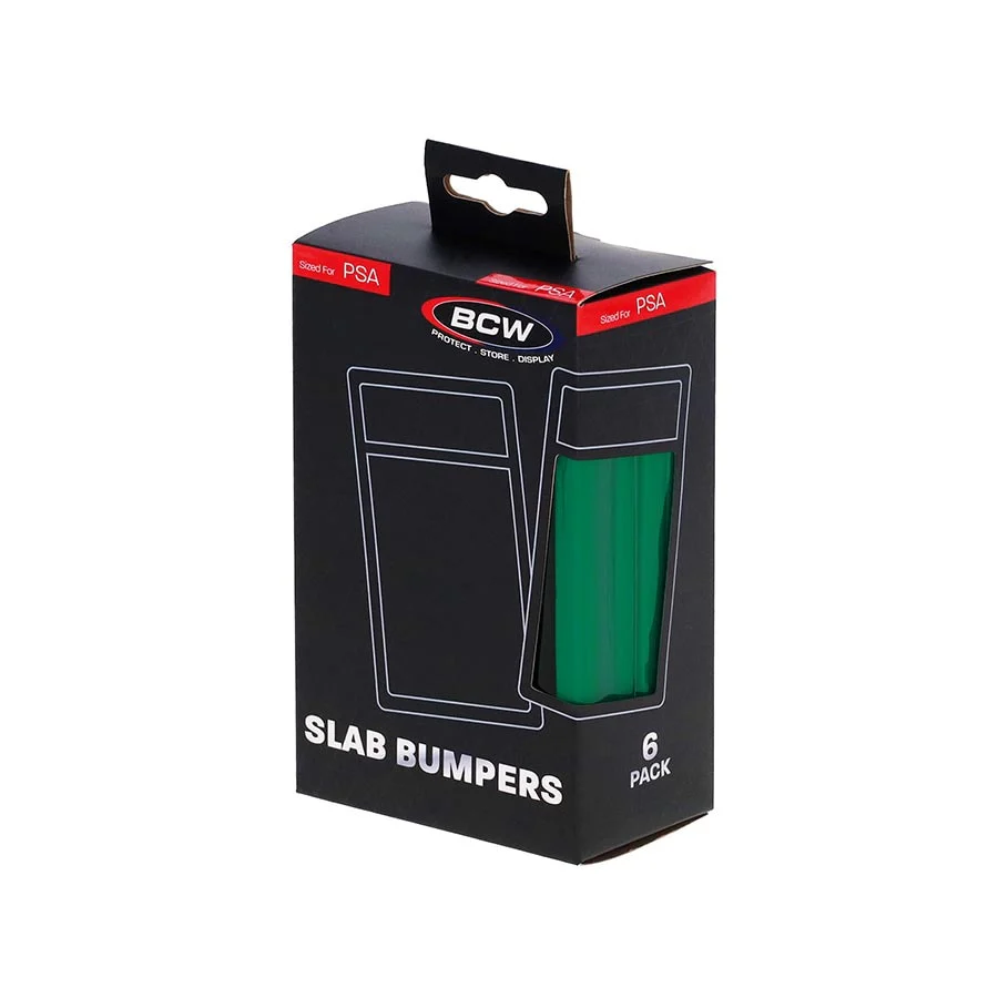 BCW: Graded Slab Bumper - PSA Card Green (6CT)