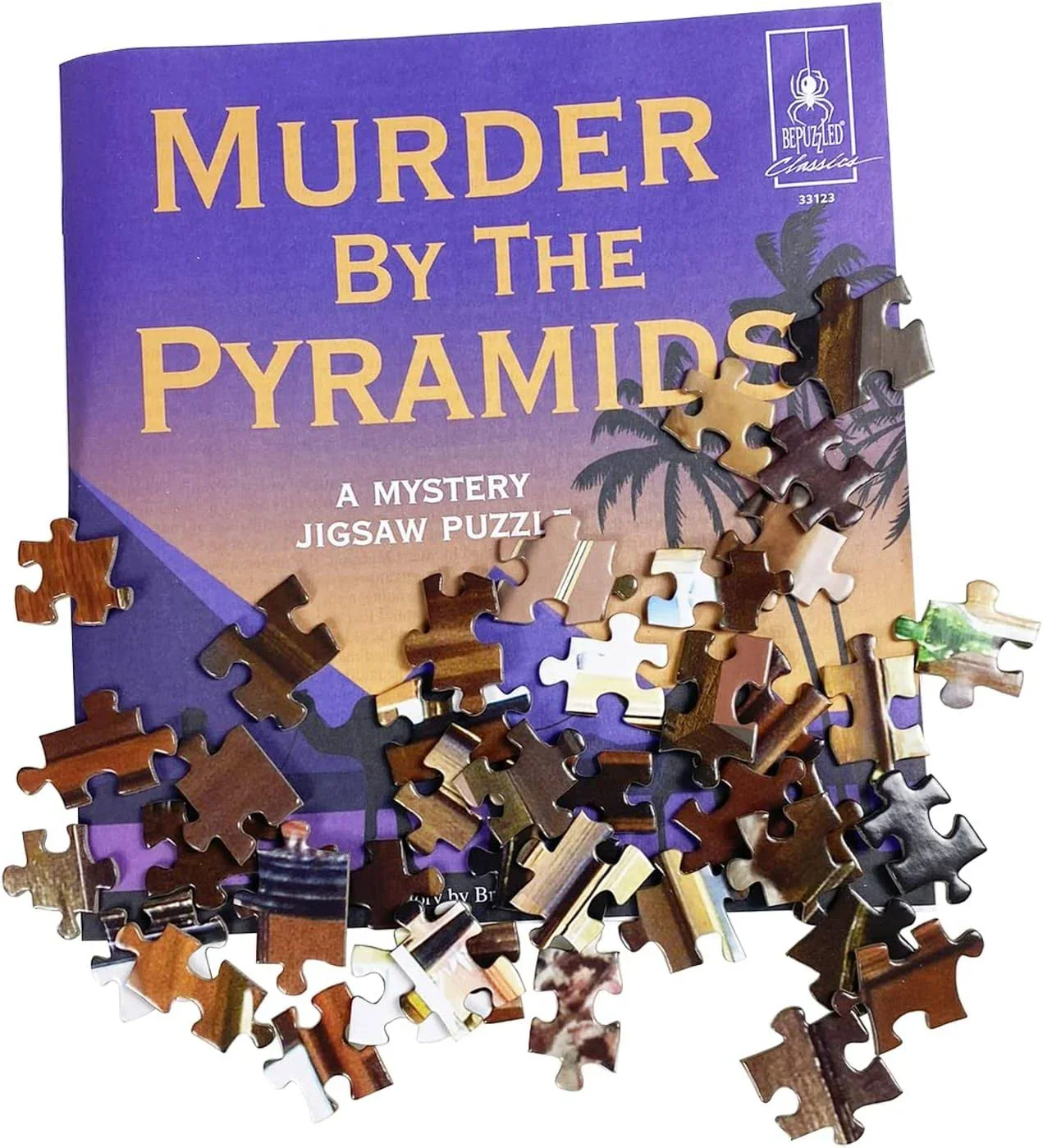 BePuzzled: Murder by the Pyramids - A Mystery Jigsaw Puzzle - Image 2