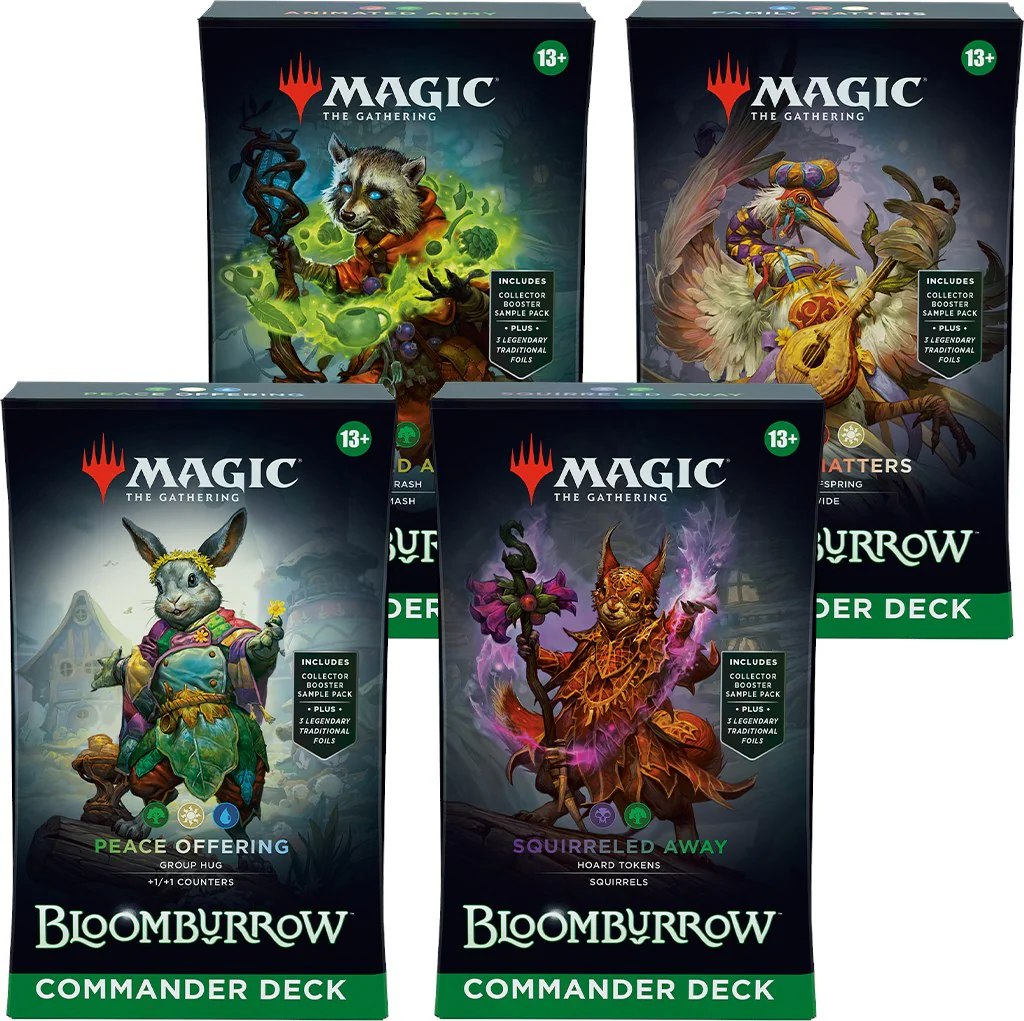 Magic: The Gathering - Commander: Bloomburrow - Bloomburrow Commander Deck Display