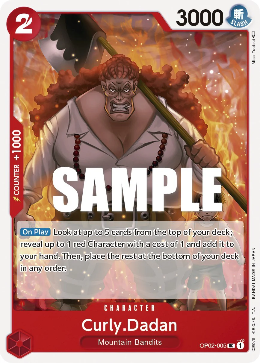 Curly.Dadan - OP02-005 - (Paramount War)