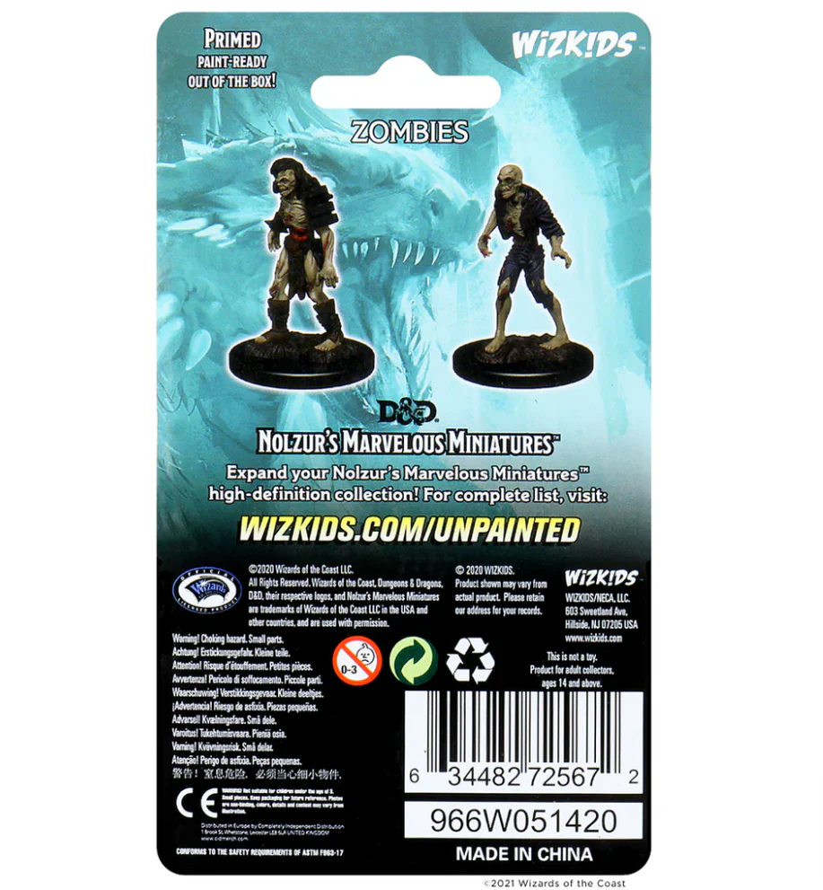 Dungeons & Dragons: Nolzur's Marvelous Unpainted Miniatures: Zombies - Image 2
