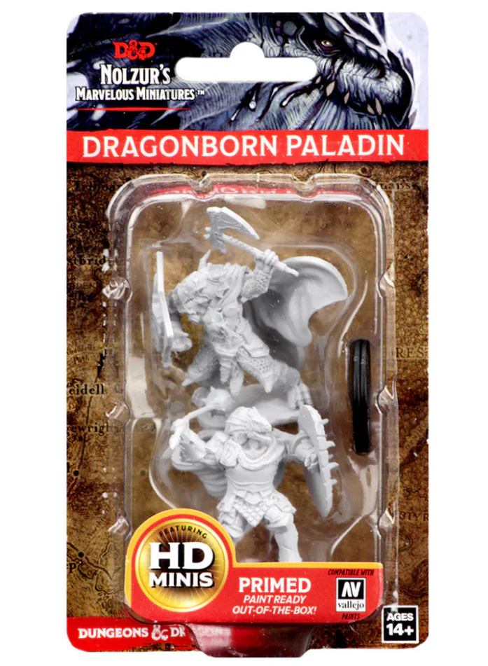 Dungeons & Dragons: Nolzur's Marvelous Unpainted Miniatures - W04 Dragonborn Male Paladin - Image 3
