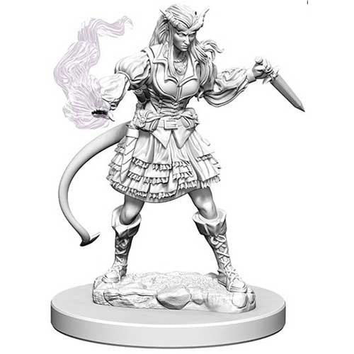 Dungeons & Dragons: Nolzur's Marvelous Unpainted Miniatures - W04 Tiefling Female Sorcerer - Image 2