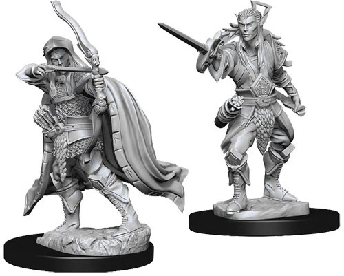 Dungeons & Dragons: Nolzur's Marvelous Unpainted Miniatures - W07 Elf Male Rogue