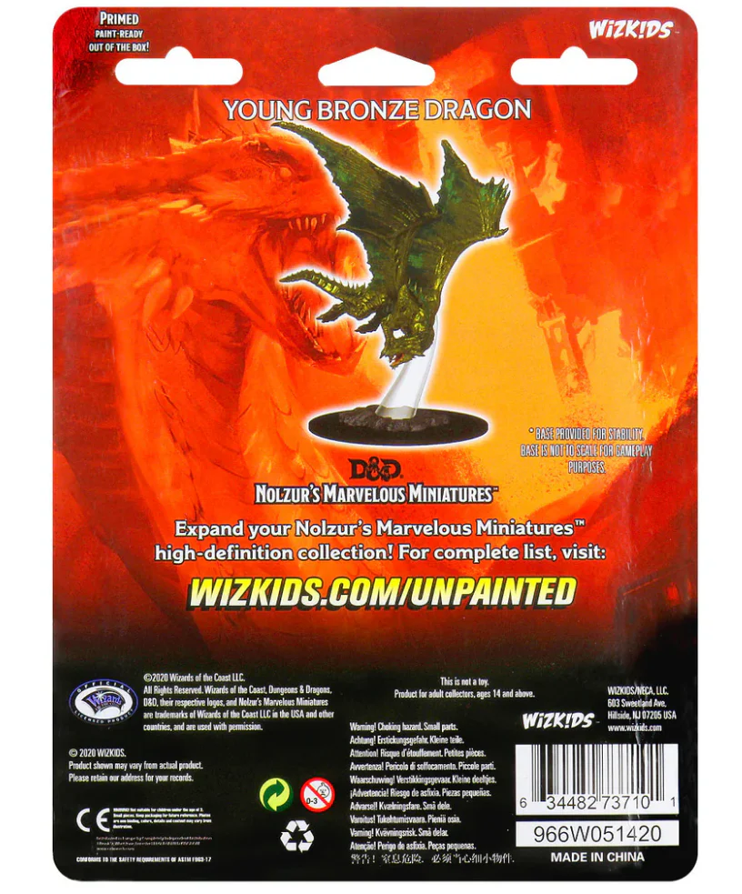 Dungeons & Dragons: Nolzur's Marvelous Unpainted Miniatures - W09 Young Bronze Dragon - Image 4