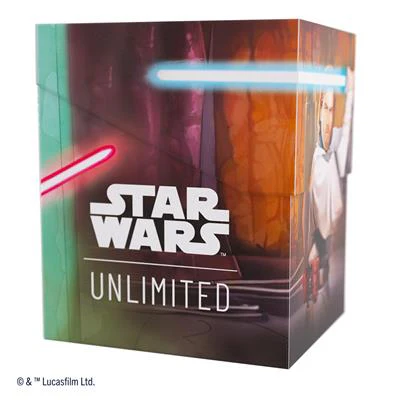 Gamegenic Deck Box: Star Wars Unlimited - Soft Crate - Obi-Wan/Darth Maul - Image 3