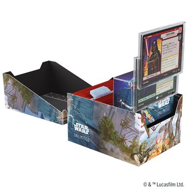 Gamegenic Deck Box: Star Wars Unlimited - Twin Suns Soft Crate - Battle of Scarif - Image 2