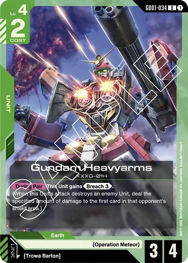 Gundam Heavyarms [GD01 - GD01-034]
