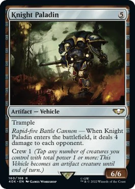 Knight Paladin (Surge Foil) [40K - 160]