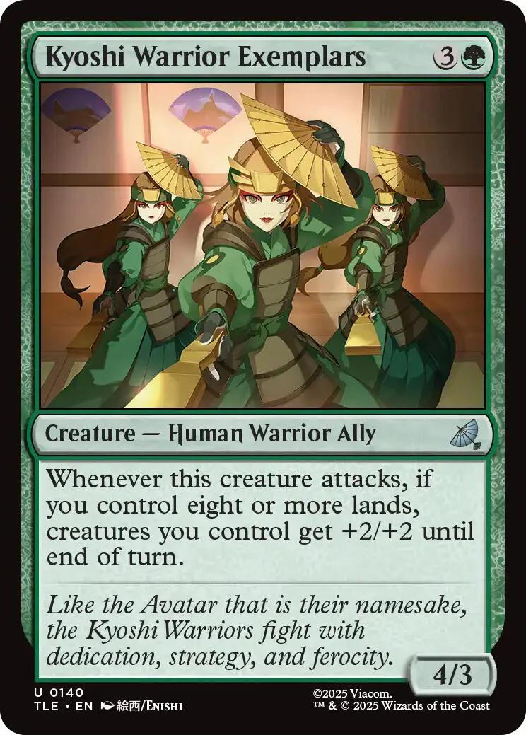 Kyoshi Warrior Exemplars [TLE - 140]