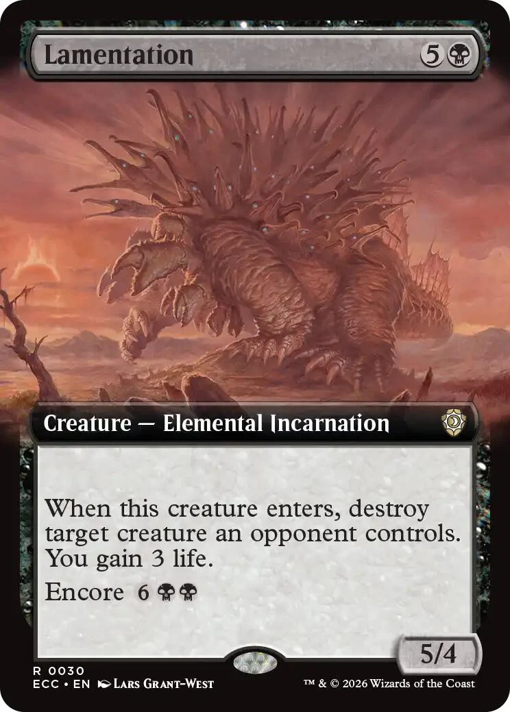 Lamentation (Extended Art) [ECC - 30]