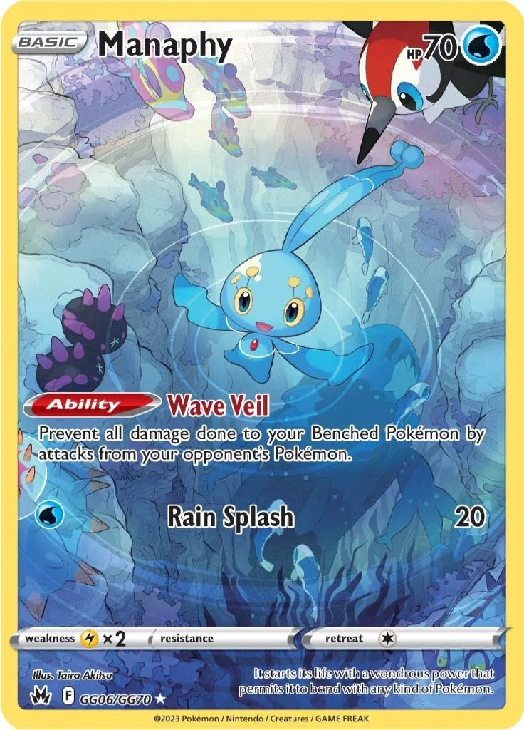 Manaphy - GG06/GG70 - (Crown Zenith: Galarian Gallery)