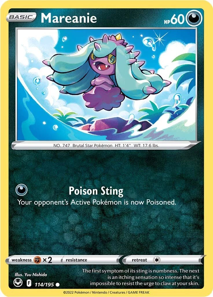 Mareanie - 114/195 - (SWSH12: Silver Tempest)
