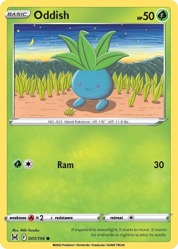 Oddish - 001/196 - (SWSH11: Lost Origin)