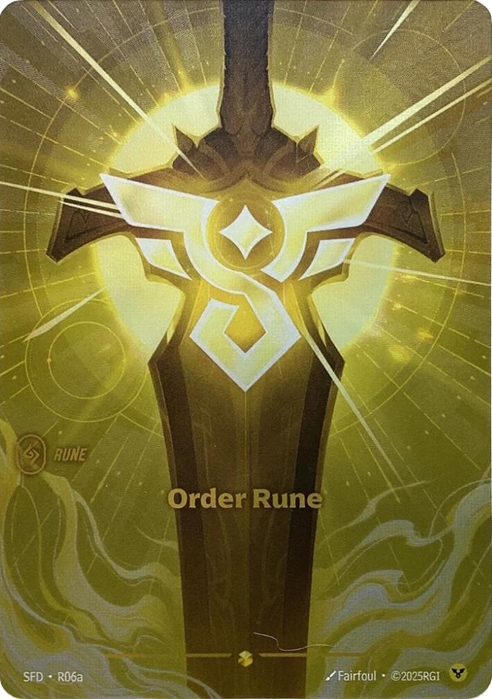 Spiritforged - Order Rune (Alternate Art) R06a