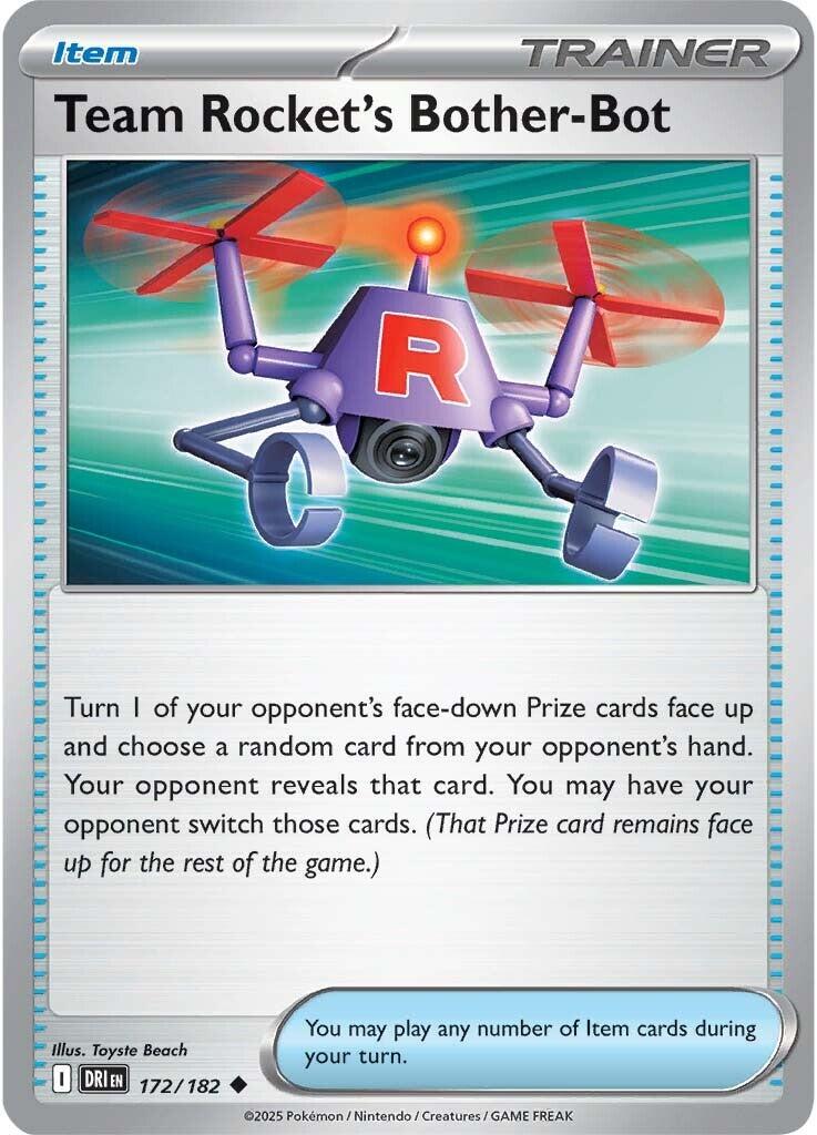 Team Rocket's Bother-Bot - 172/182 - (SV10: Destined Rivals)