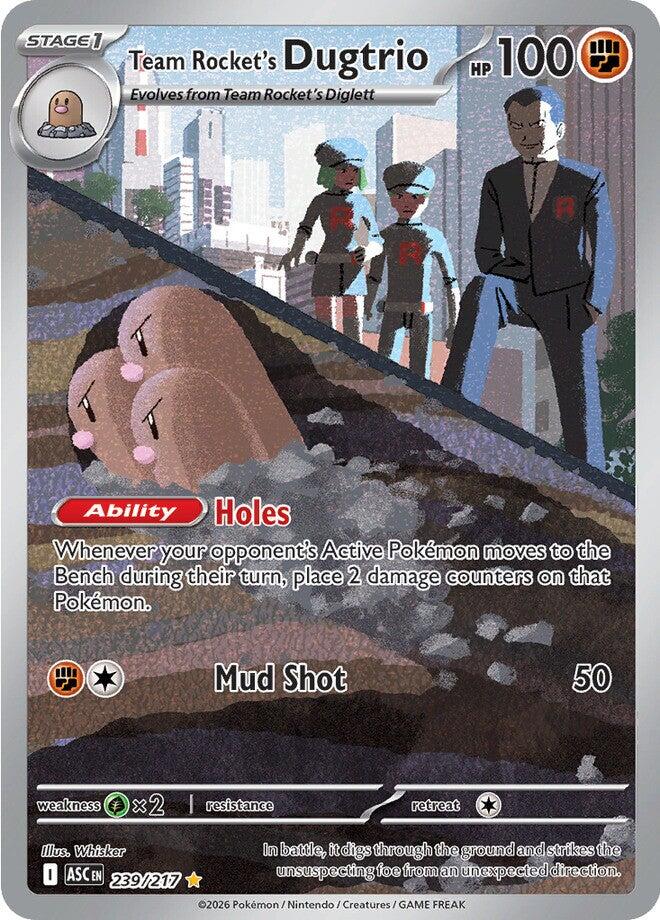 Team Rocket's Dugtrio - 239/217 - 239/217 - (ME: Ascended Heroes)