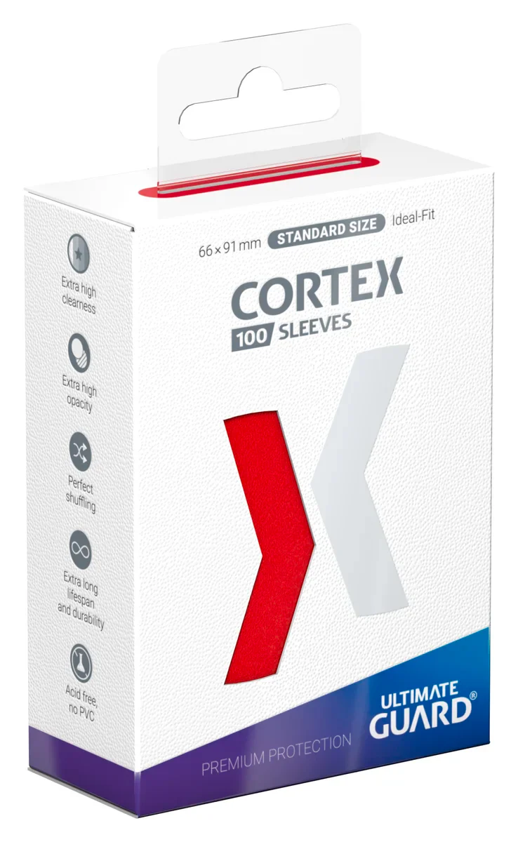 Ultimate Guard: Cortex - Red Standard Size Card Sleeves (100)