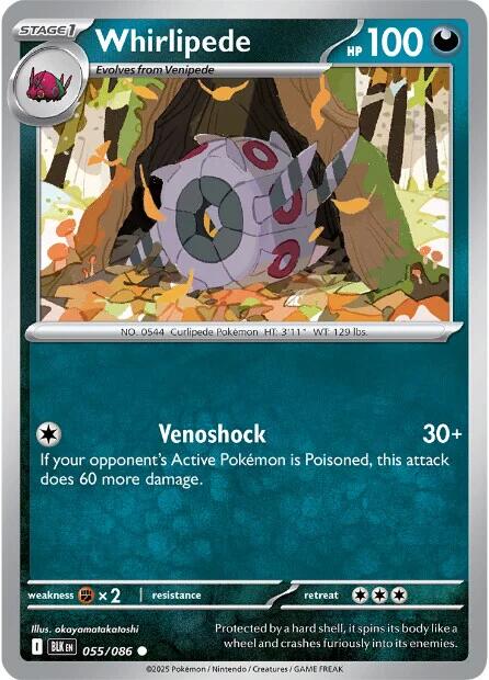 Whirlipede - 055/086 - (SV: Black Bolt)