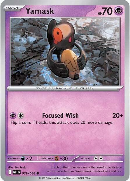Yamask - 039/086 - (SV: White Flare)